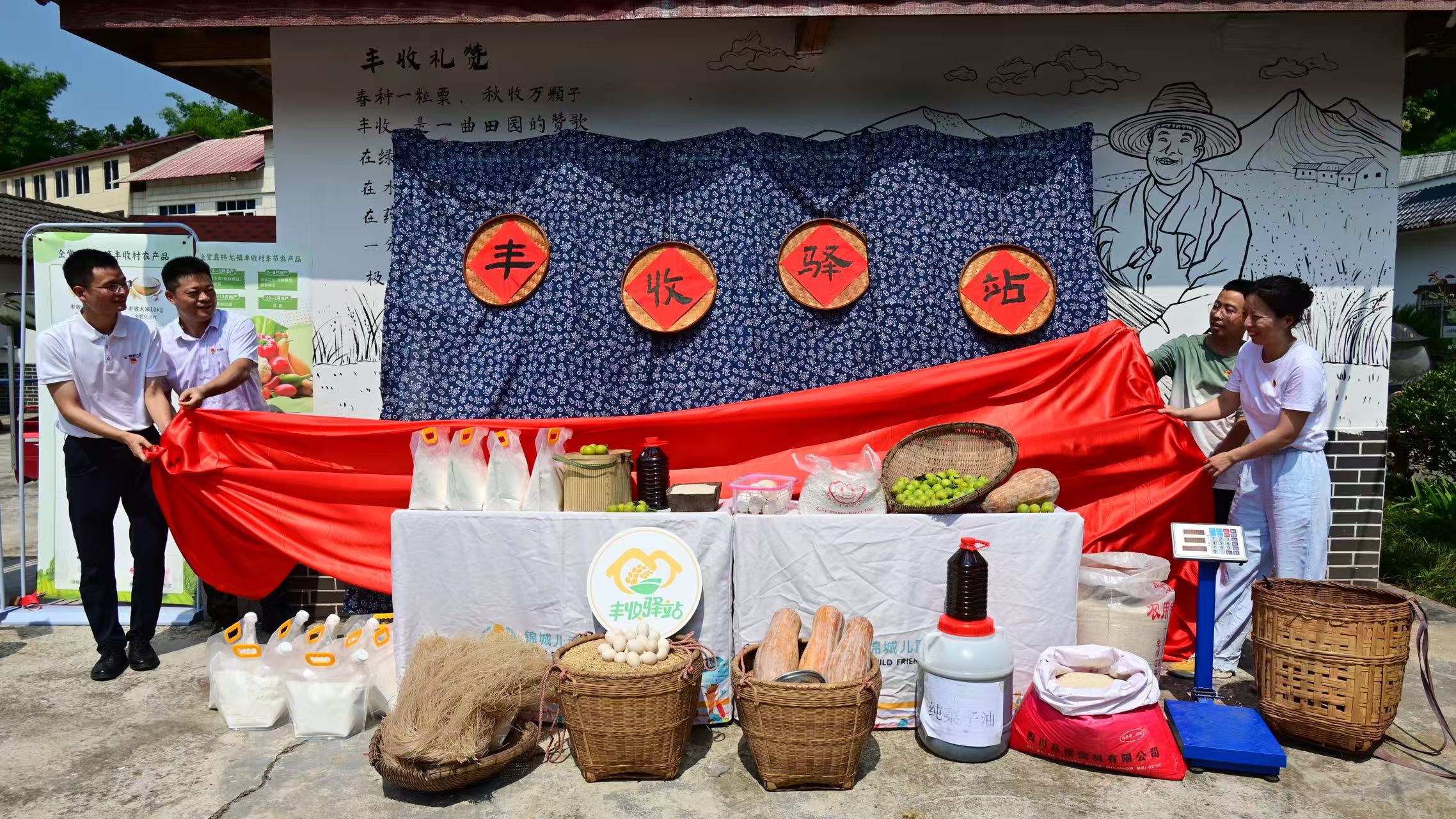武侯金堂结对共建，成立丰收互助基金
